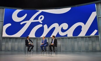 Ford, Fields and Seacrest at 2016 NAIAS